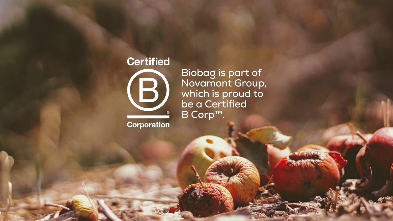 Biobag is part of Novamont Group, which is proud to be a Certified B Corp™